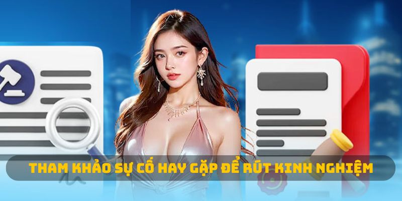 Tham khảo sự cố hay gặp để rút kinh nghiệm